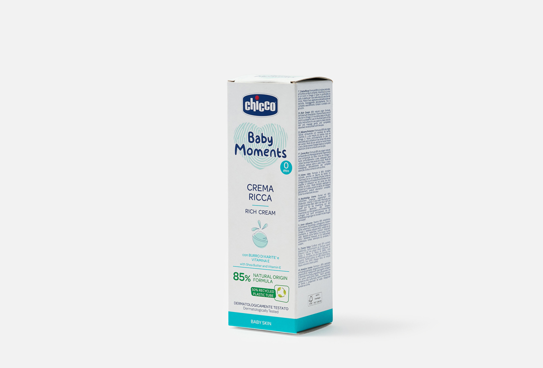 CHICCO Rich nourishing body cream Baby Moments Rich Cream