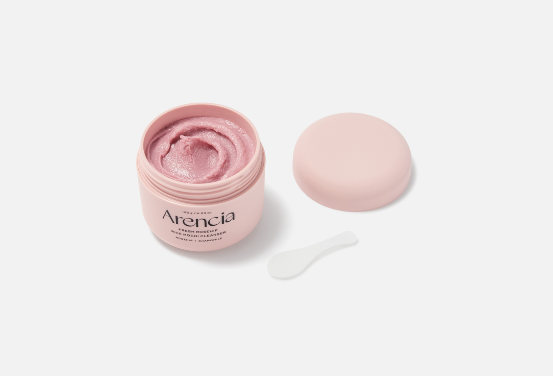 Arencia Deep Cleansing Face Foam Fresh Rosehip Rice Mochi Cleanser