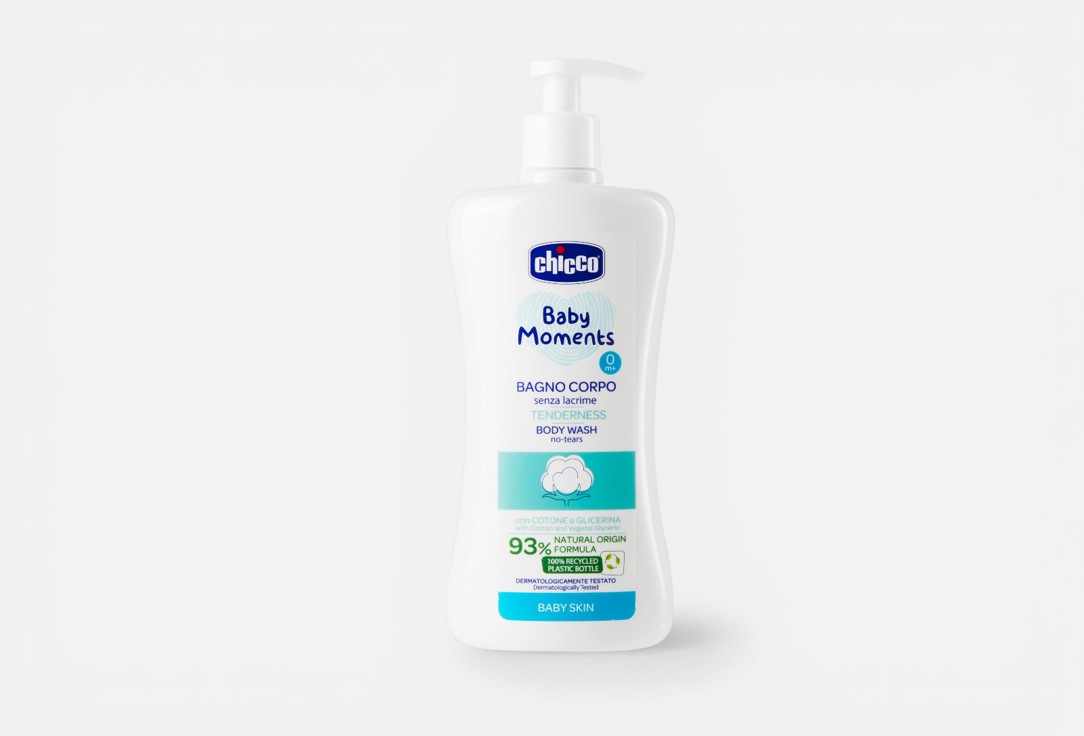 CHICCO Tear-free body wash Baby Moments Tenderness Body Wash