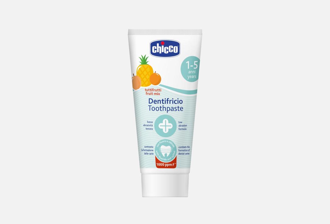 CHICCO Toothpaste for kids 1-5 years Fruit Mix Fluoride Toothpaste