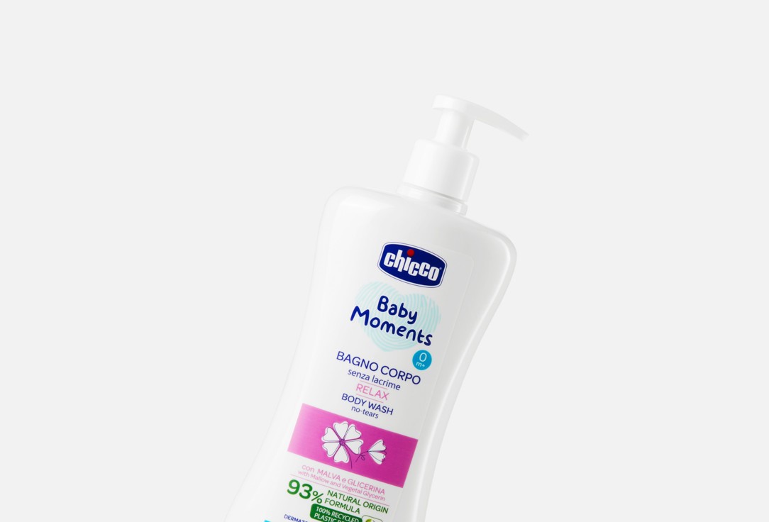CHICCO Tear-free body wash Baby Moments Relax Body Wash
