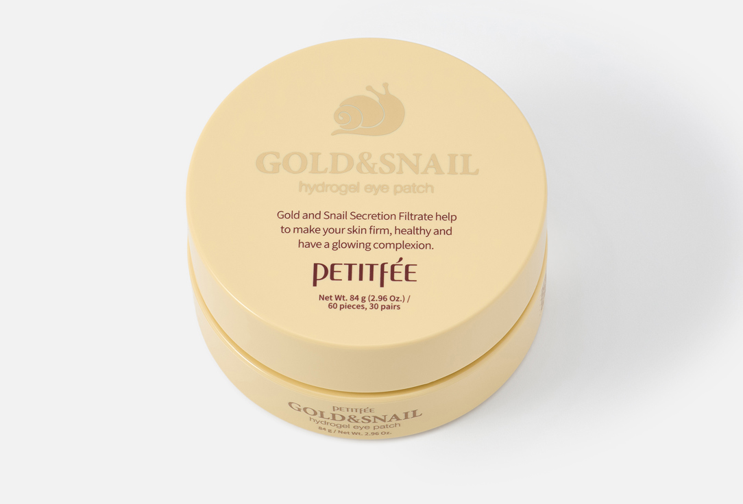 PETITFEE Brightening Under Eye Patches Gold & Snail Hydrogel Eye Patches