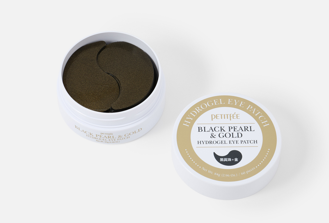 PETITFEE Reviving Under Eye Patches Black Pearl & Gold Hydrogel Eye Patches