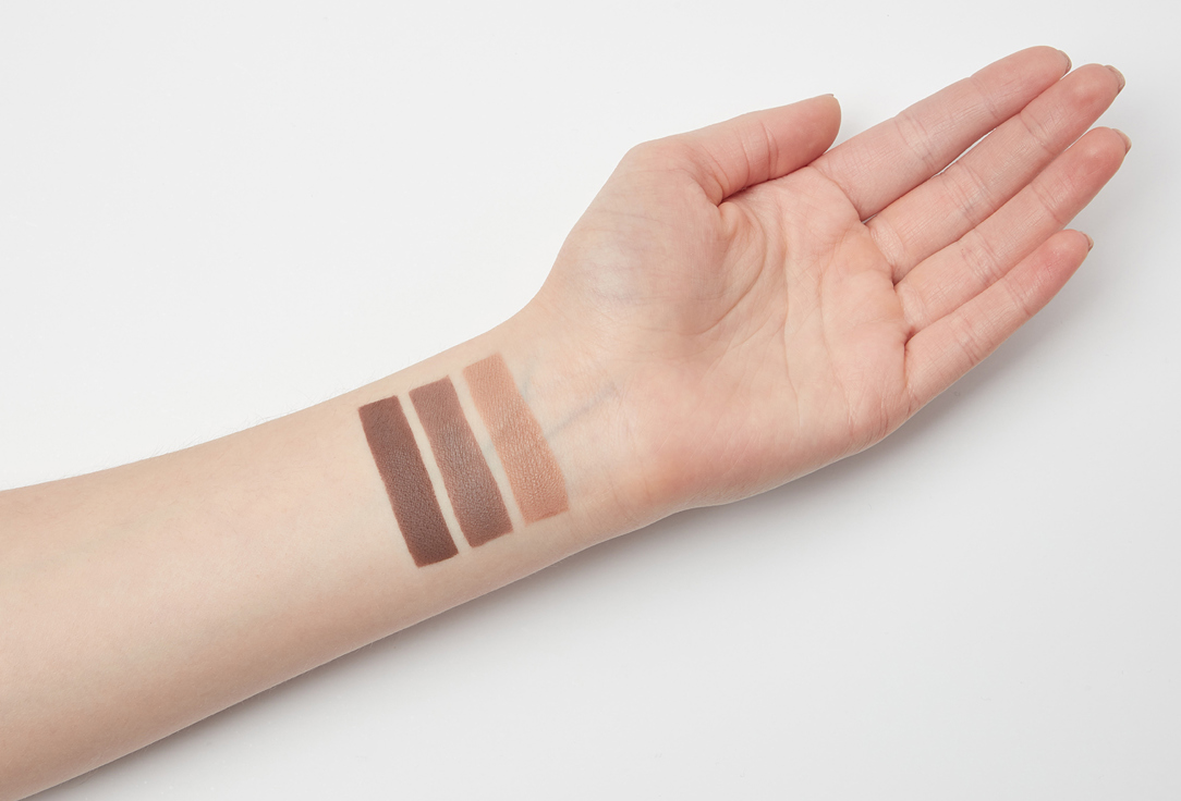 Inglot Pressed Matte Trio Eyeshadow Freedom System Rainbow Eye Shadow Matte