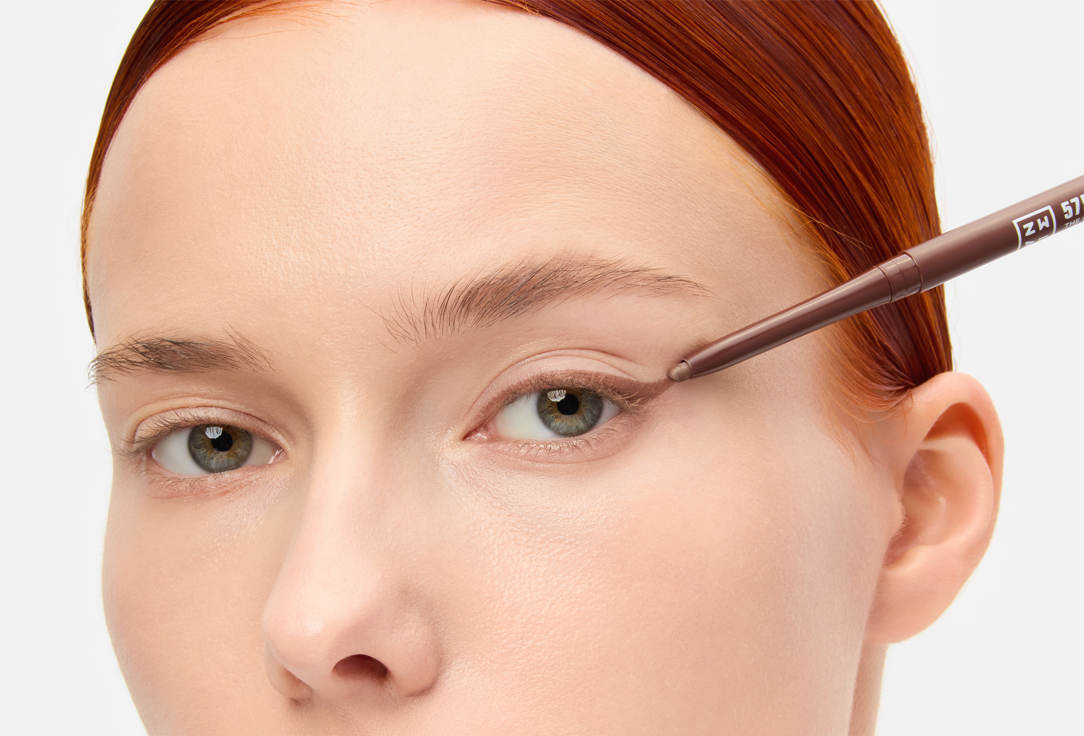 3INA Long-lasting creamy Eyeliner The 24H Automatic Eye Pencil 575, Brown 0.28 g 3INA Long-lasting creamy Eyeliner The 24H Automatic Eye Pencil