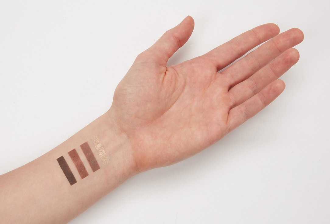 SHU Four-Color Eyeshadow Palette VELVET MOON 152, Golden Brown 4.8 g SHU Four-Color Eyeshadow Palette VELVET MOON