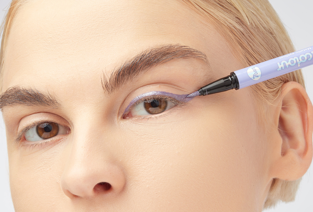7DAYS Waterproof Metallic Eyeliner b.colour Winter Edition