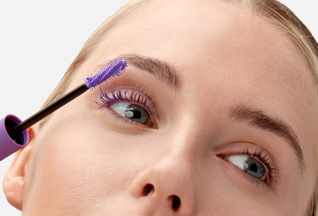 3INA Colored mascara The Color Mascara 482, Bright purple 14 ml 3INA Colored mascara The Color Mascara