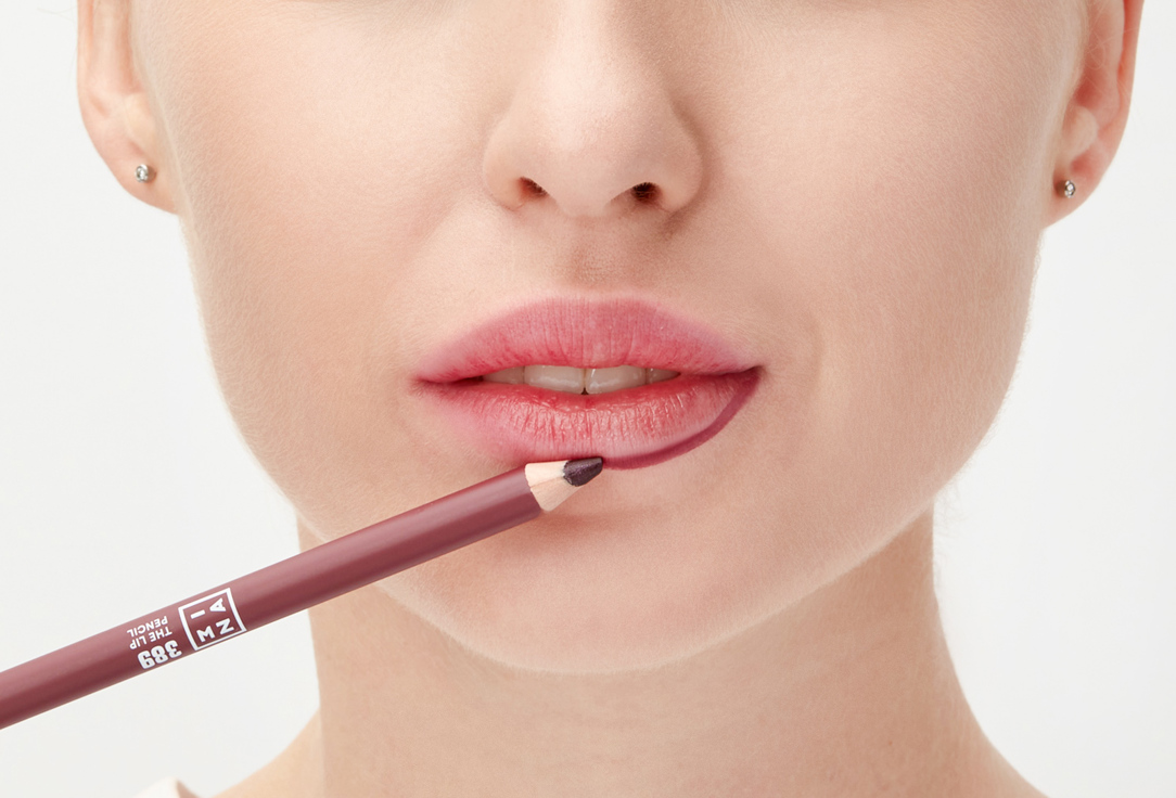 3INA Lip pencil The Lip Pencil 389, Deep berry 1.15 g 3INA Lip pencil The Lip Pencil