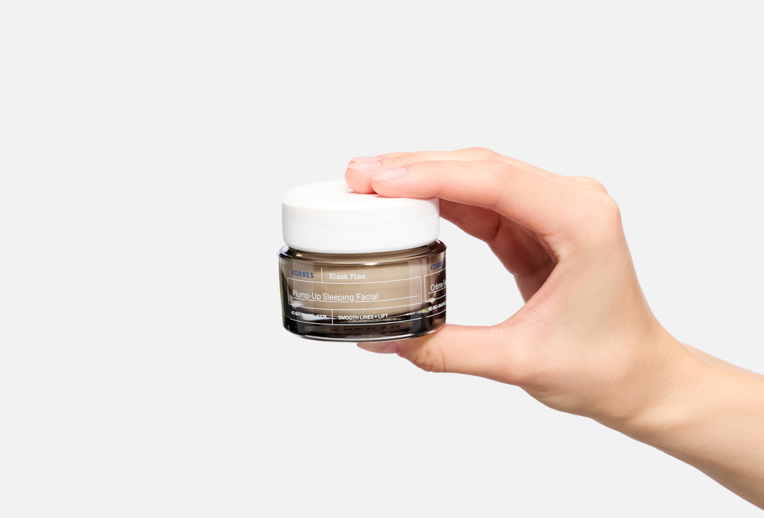 Korres Night skin Plump-up Face Cream BLACK PINE 4D BioShapeLift 40 ml Korres Night skin Plump-up Face Cream BLACK PINE 4D BioShapeLift