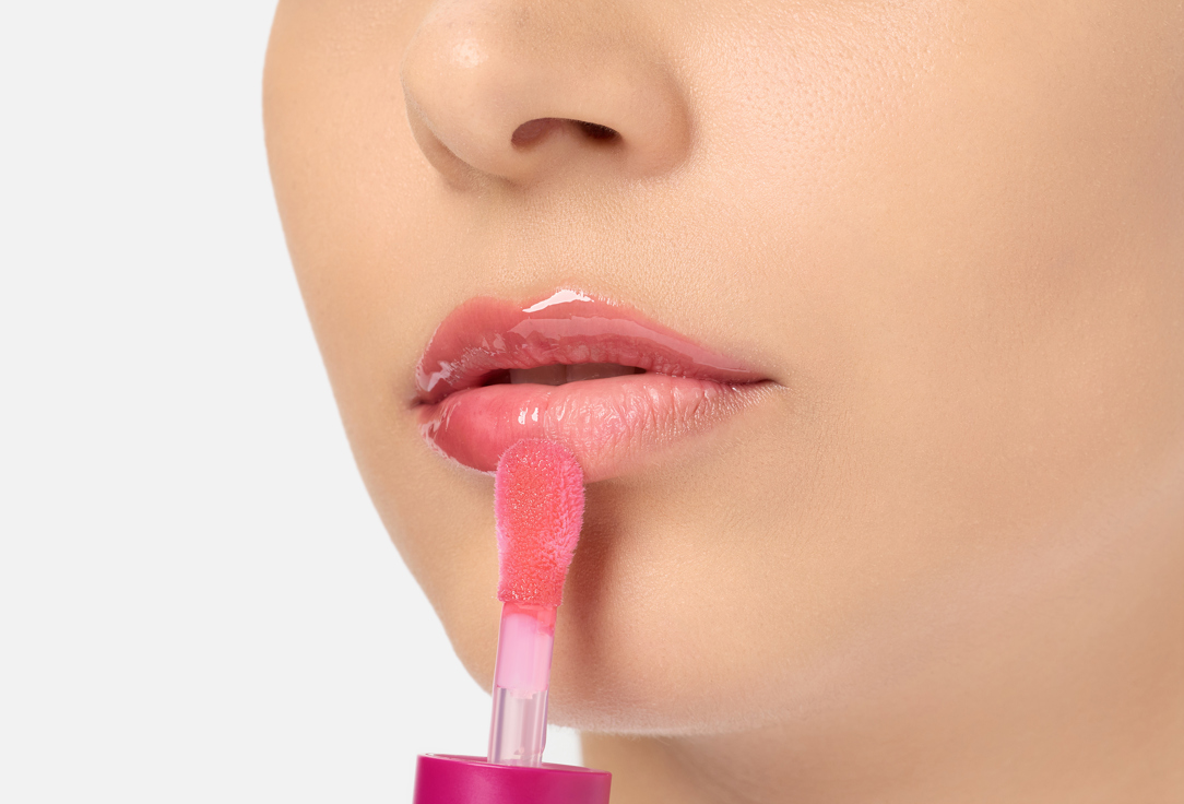 I DEW CARE Tinted Vitamin Lip Oil Glow Easy Raspberry Cool pink 6 ml I DEW CARE Tinted Vitamin Lip Oil Glow Easy Raspberry