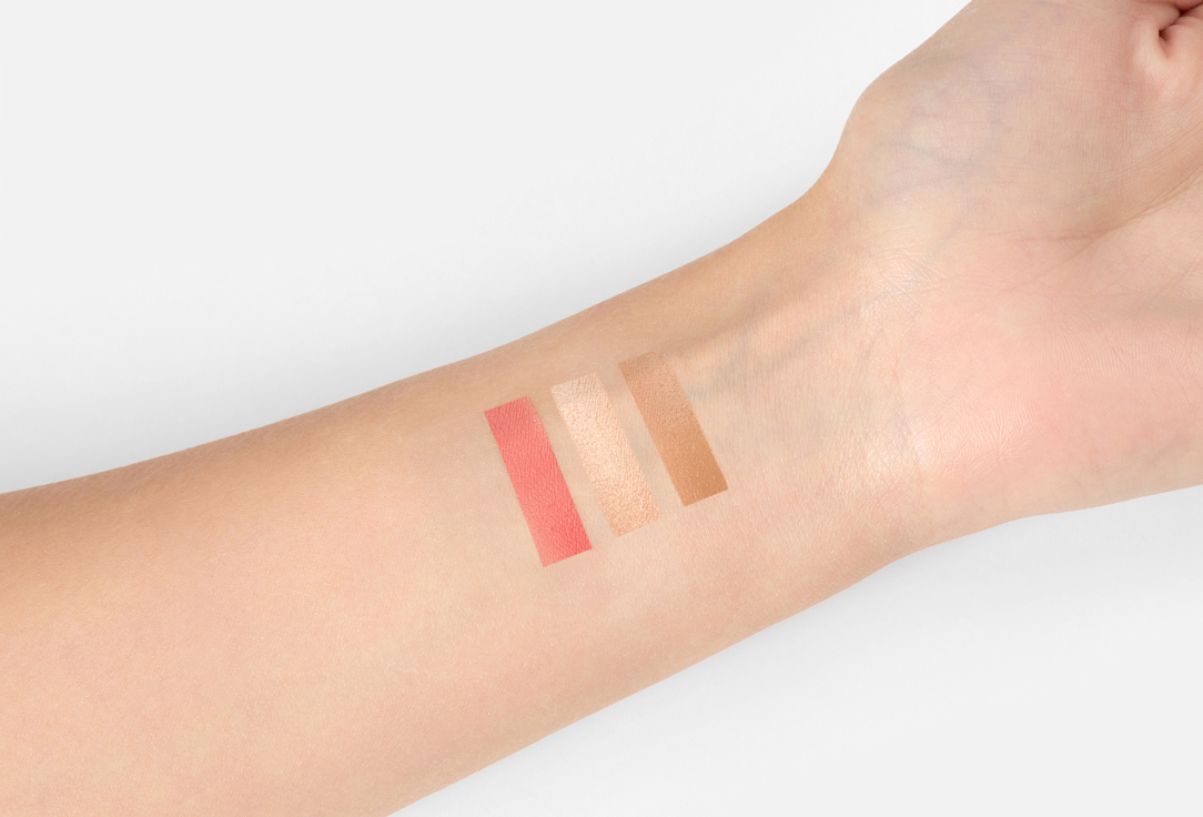 Kaja Cream Bronzer, Powder Blush and Highlighter Sculpting Trio Play Bento