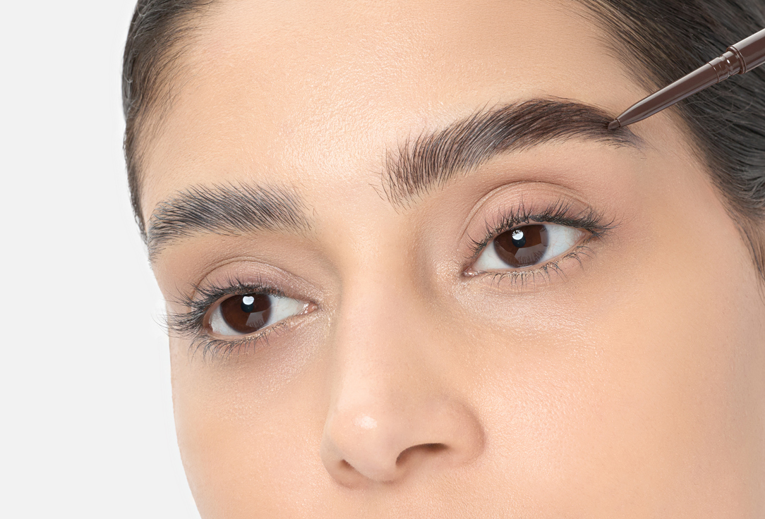 Gosh Matte Eyebrow Pencil ULTRA THIN BROW PEN 003, Dark brown 0.09 g Gosh Matte Eyebrow Pencil ULTRA THIN BROW PEN
