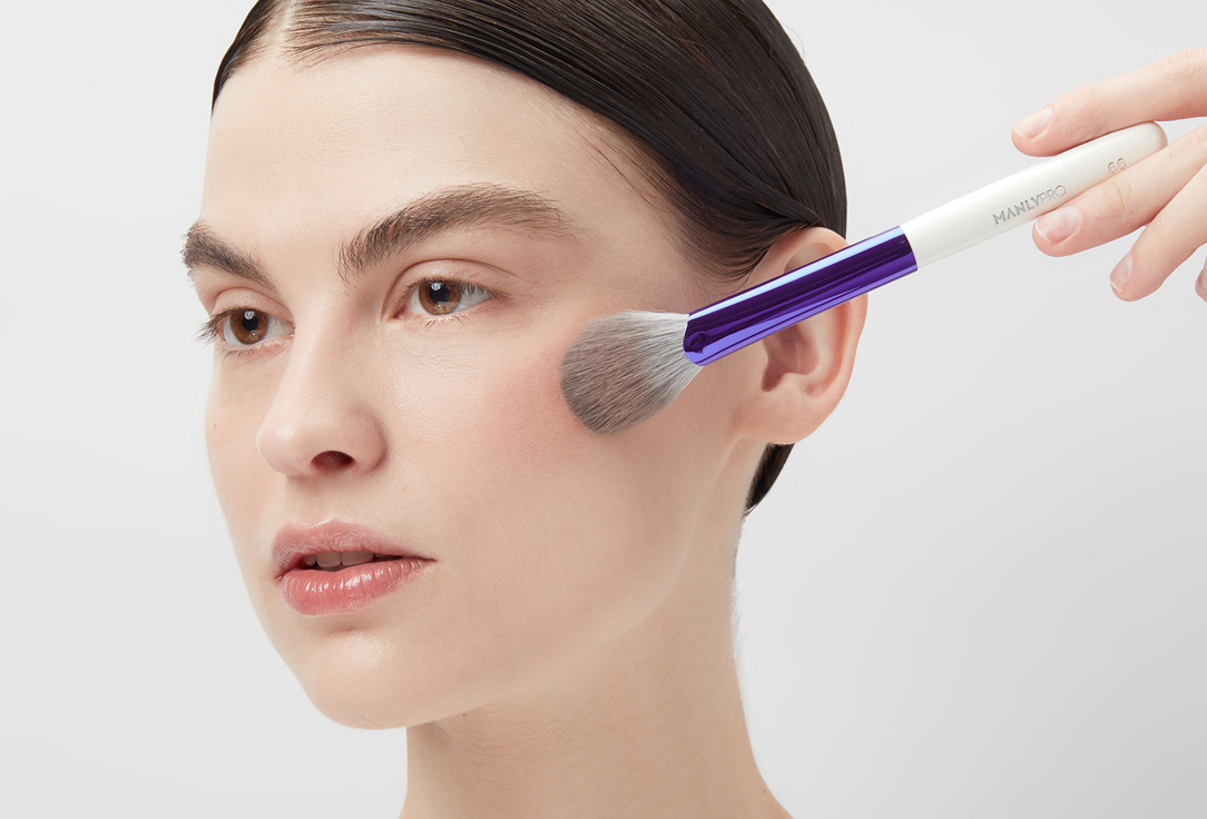 Manly PRO Medium Fan Blush, Correction & Highlighter Brush K66