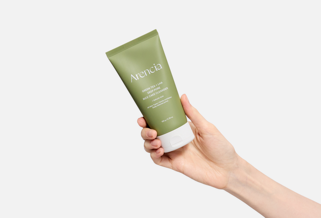 Arencia Cleansing Face Foam Green Tea + LHA Deep Pore 150 g Arencia Cleansing Face Foam Green Tea + LHA Deep Pore