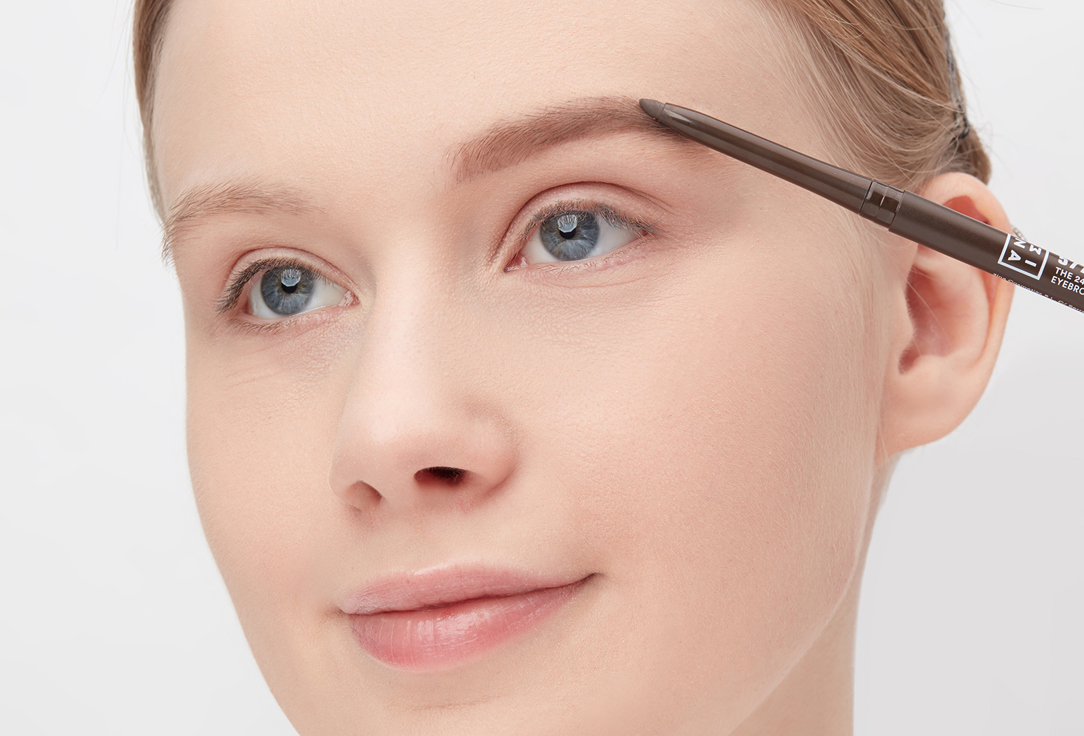 3INA Waterproof Long-Lasting Eyebrow Pencil The 24H Automatic Eyebrow Pencil 577, Medium brown 0.28 g 3INA Waterproof Long-Lasting Eyebrow Pencil The 24H Automatic Eyebrow Pencil