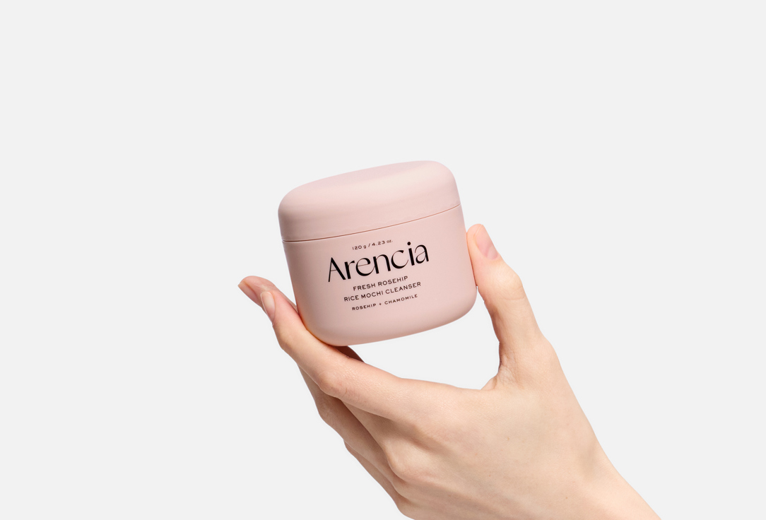 Arencia Deep Cleansing Face Foam Fresh Rosehip Rice Mochi Cleanser